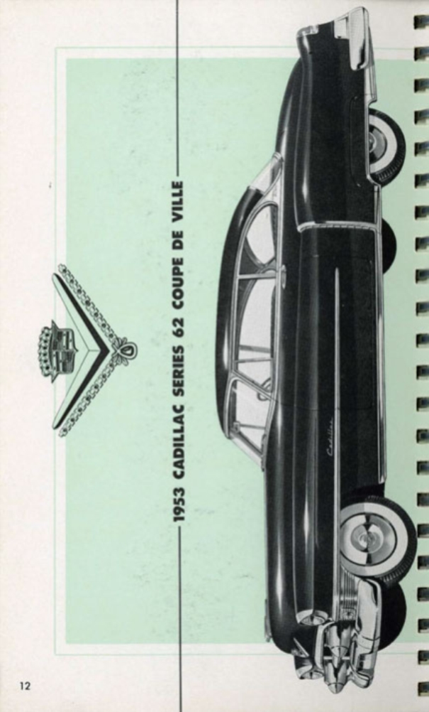 1953 Cadillac Salesmans Data Book Page 110
